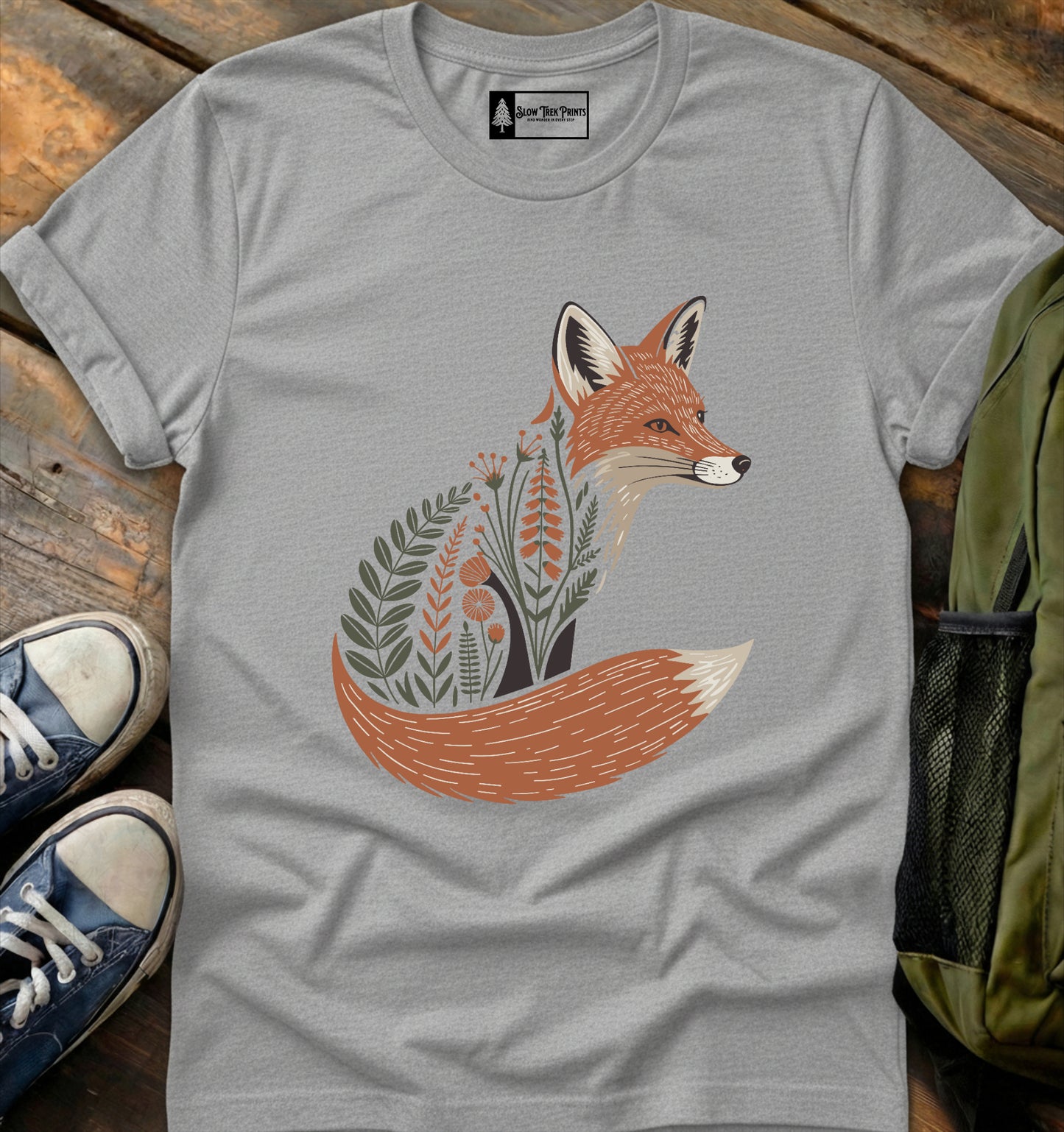 Floral Fox T-Shirt