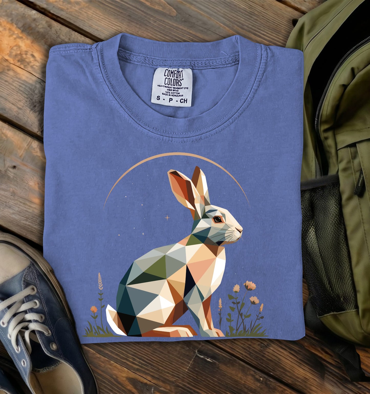 Midnight Rabbit Comfort Colors T-Shirt
