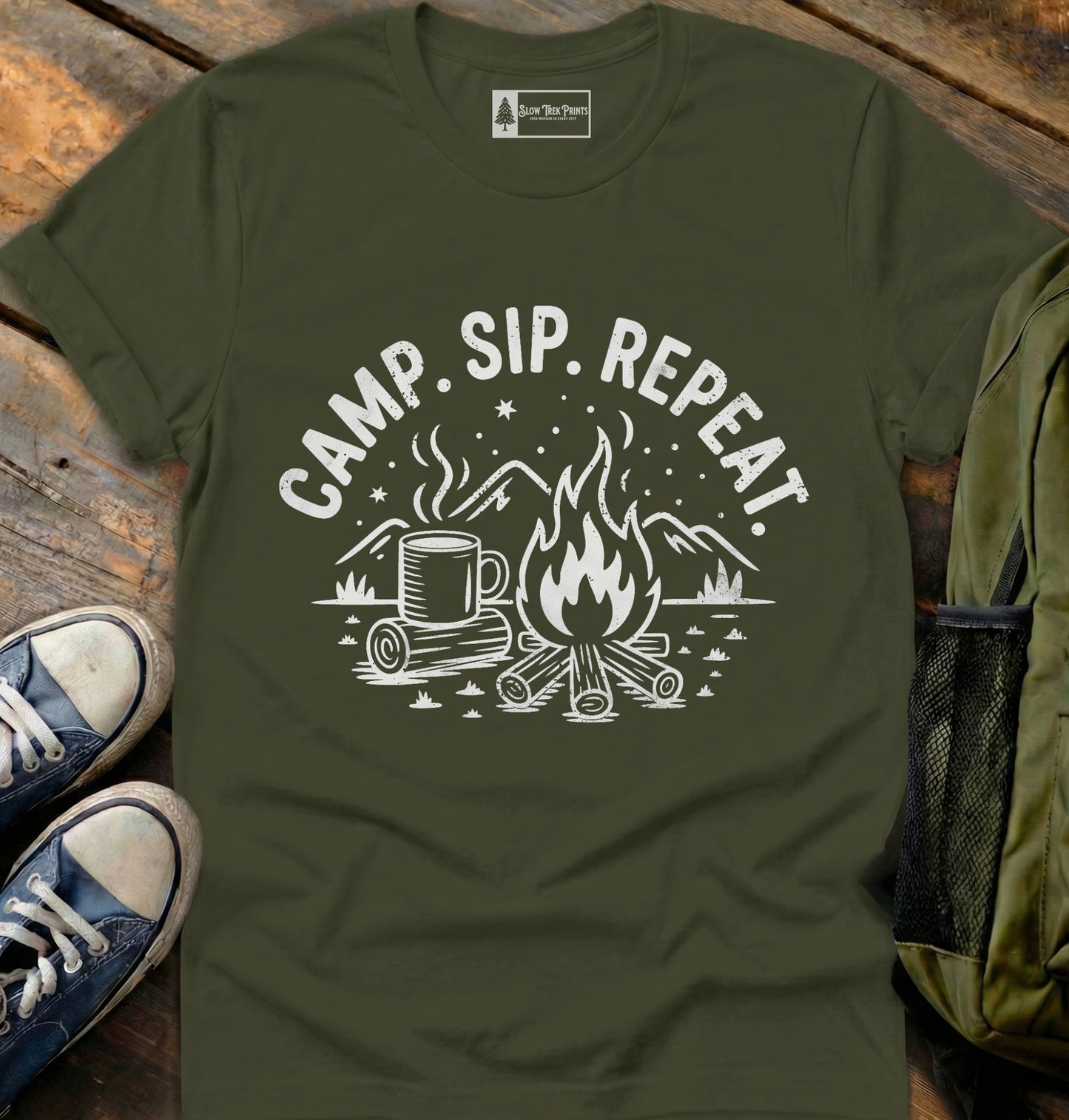 Camp Sip Repeat T-Shirt