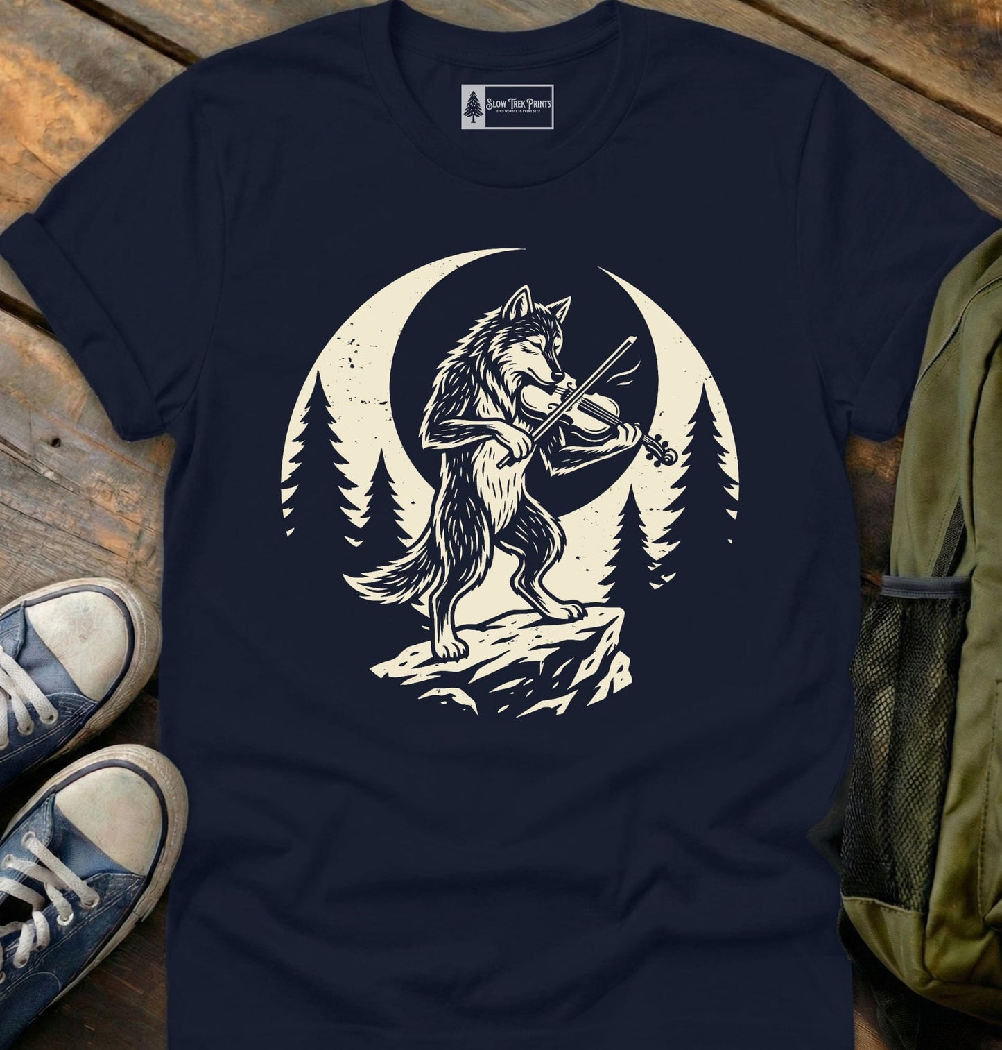Wolf Fiddle T-Shirt
