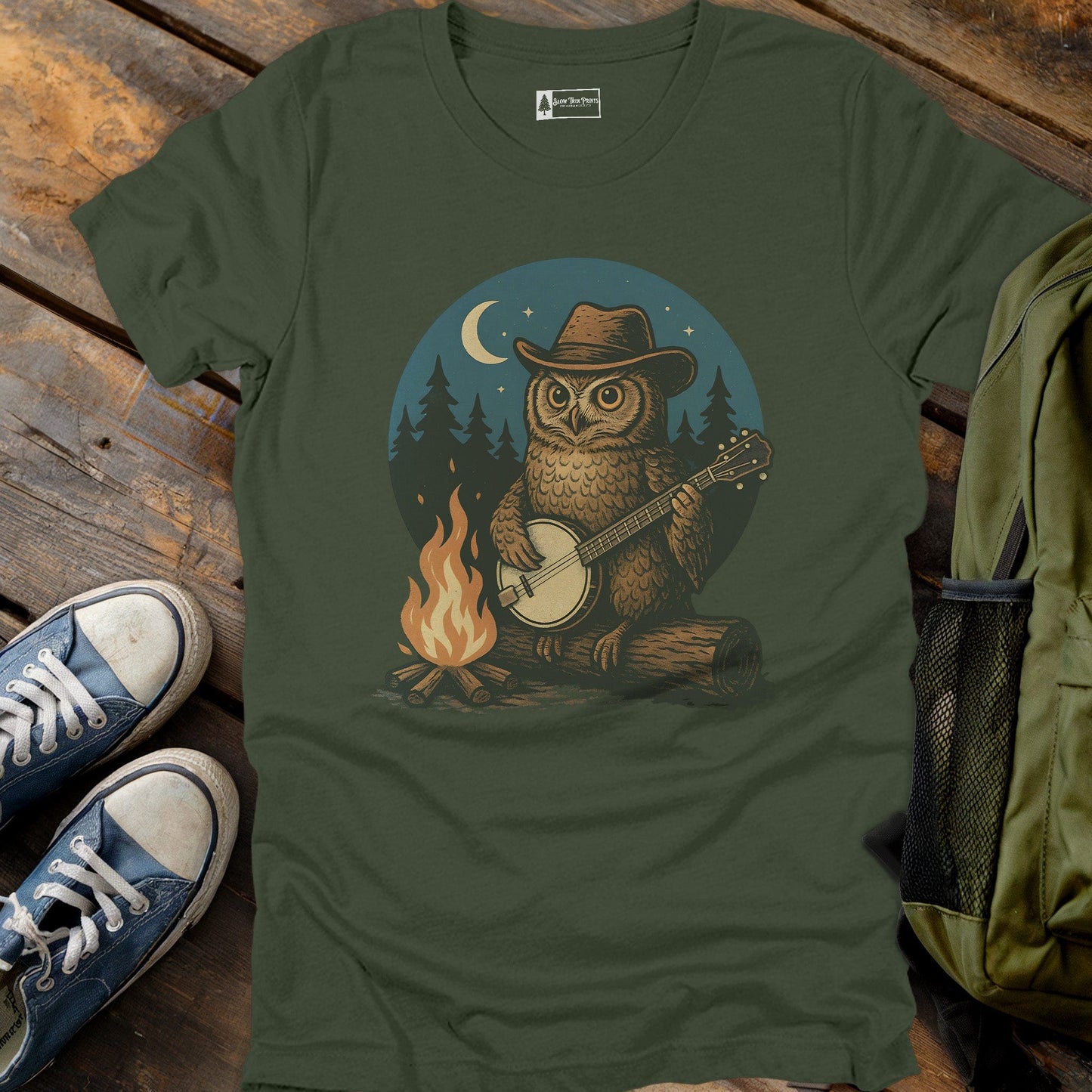 Banjo Owl T-Shirt