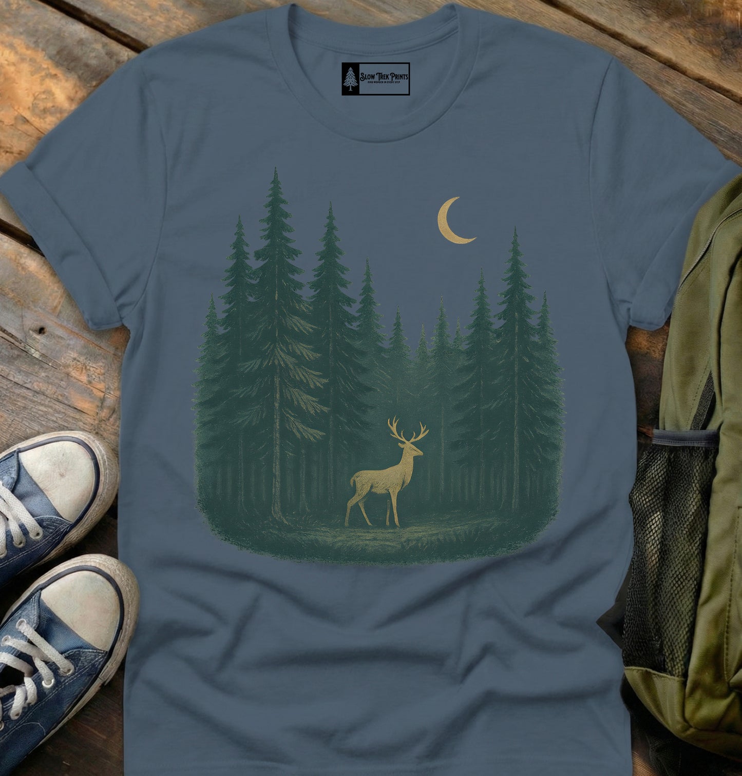 Moonlight Deer T-Shirt