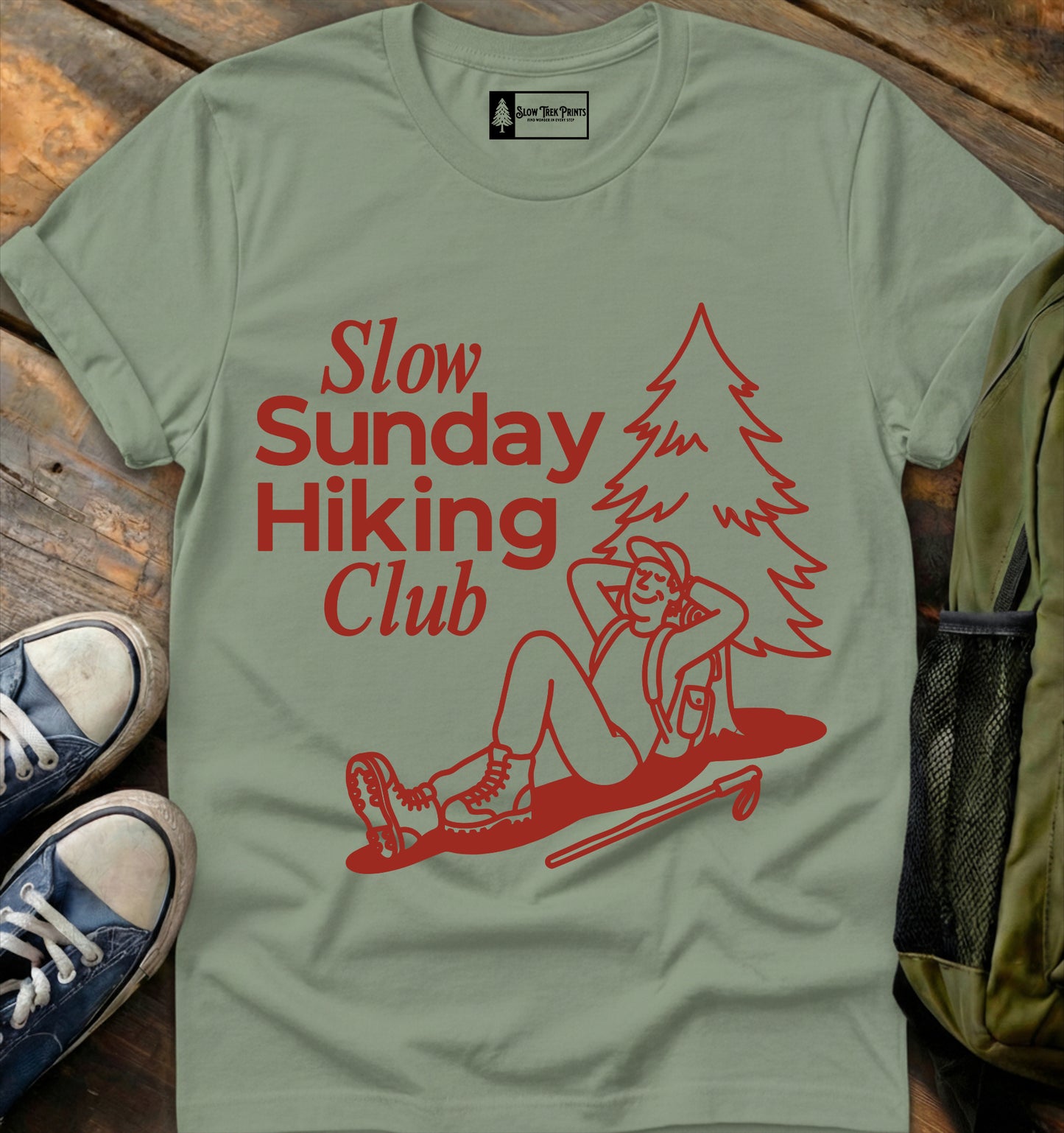 Slow Sunday Hiking Club T-Shirt