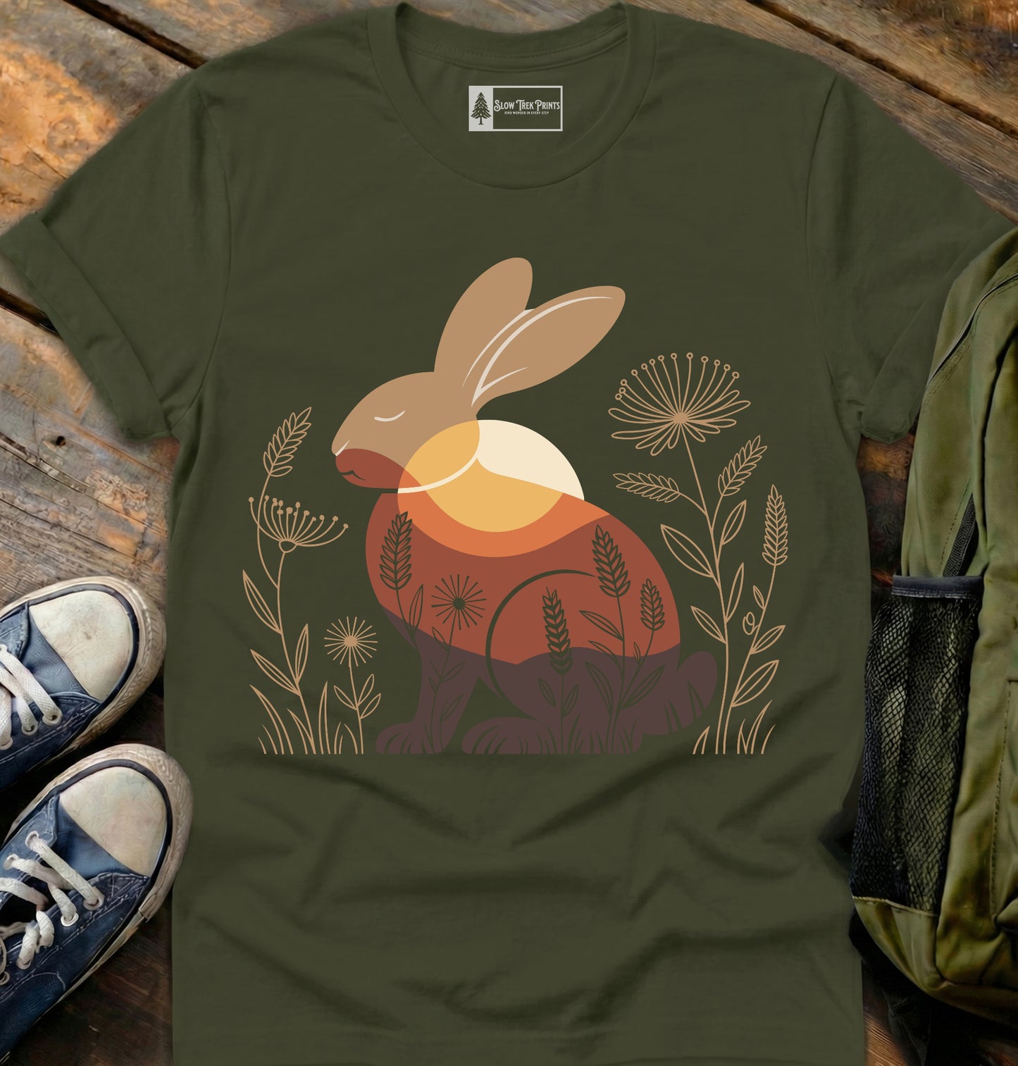 Wildflower Rabbit T-Shirt