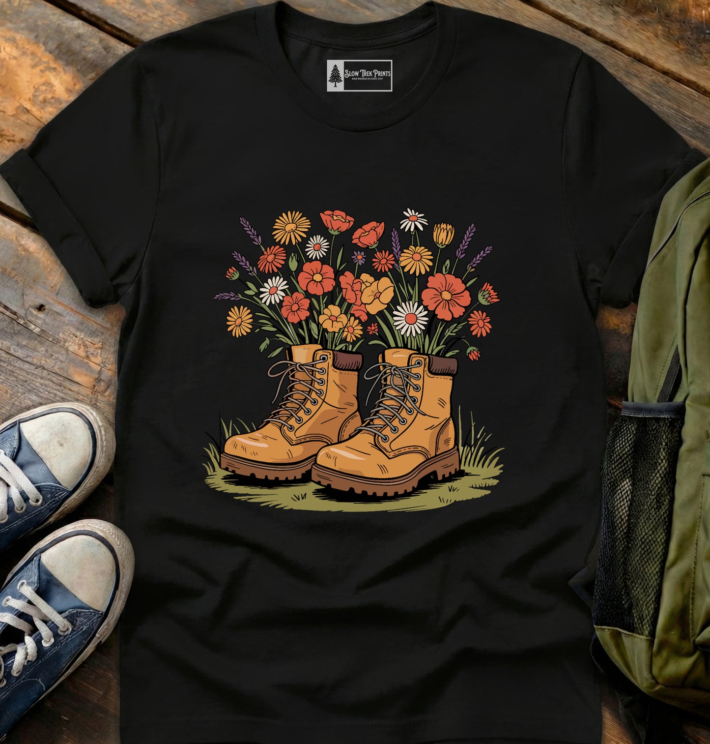 Blooming Boots T-Shirt