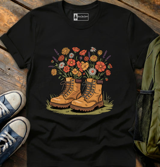 Blooming Boots T-Shirt