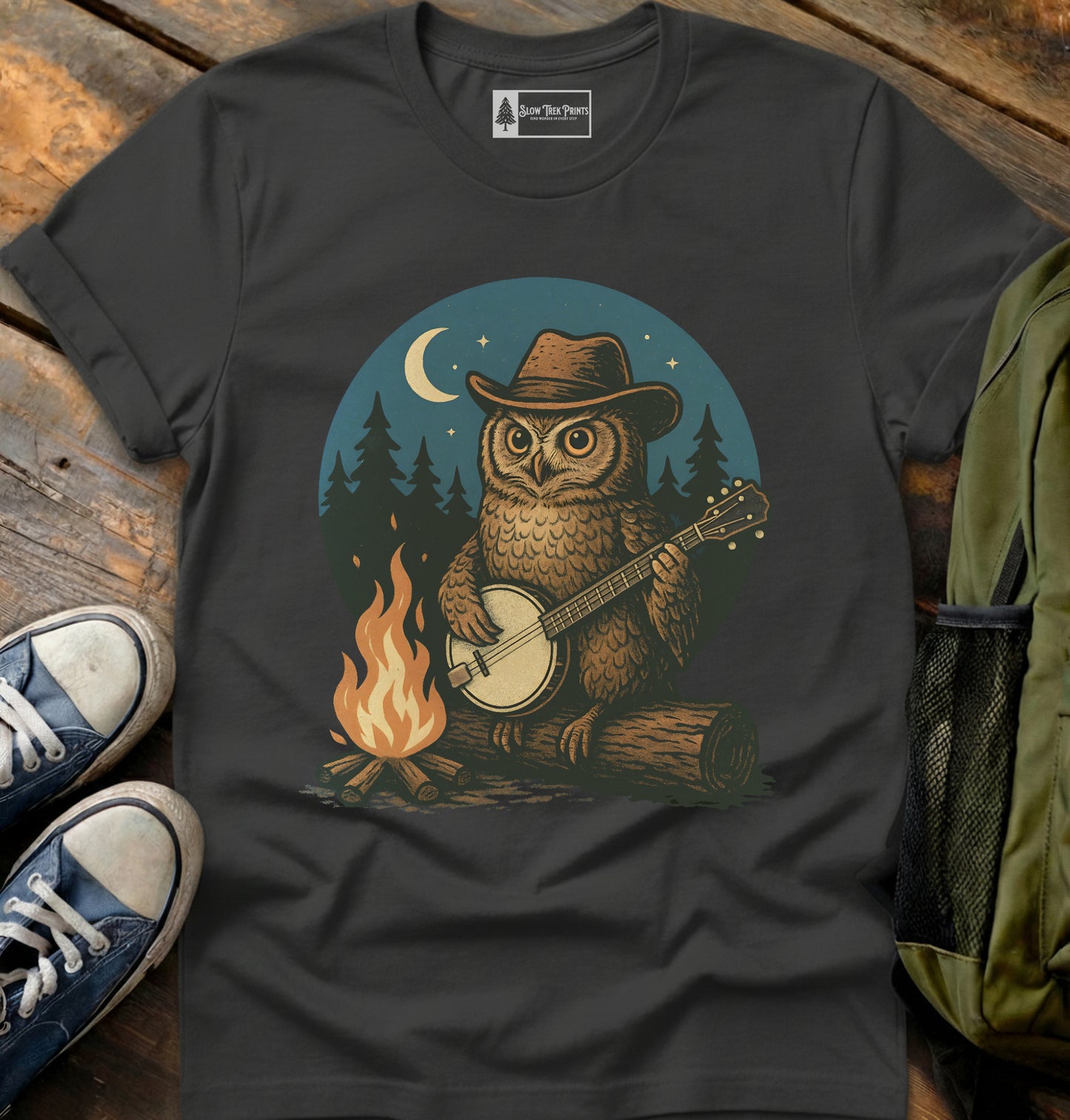 Banjo Owl T-Shirt