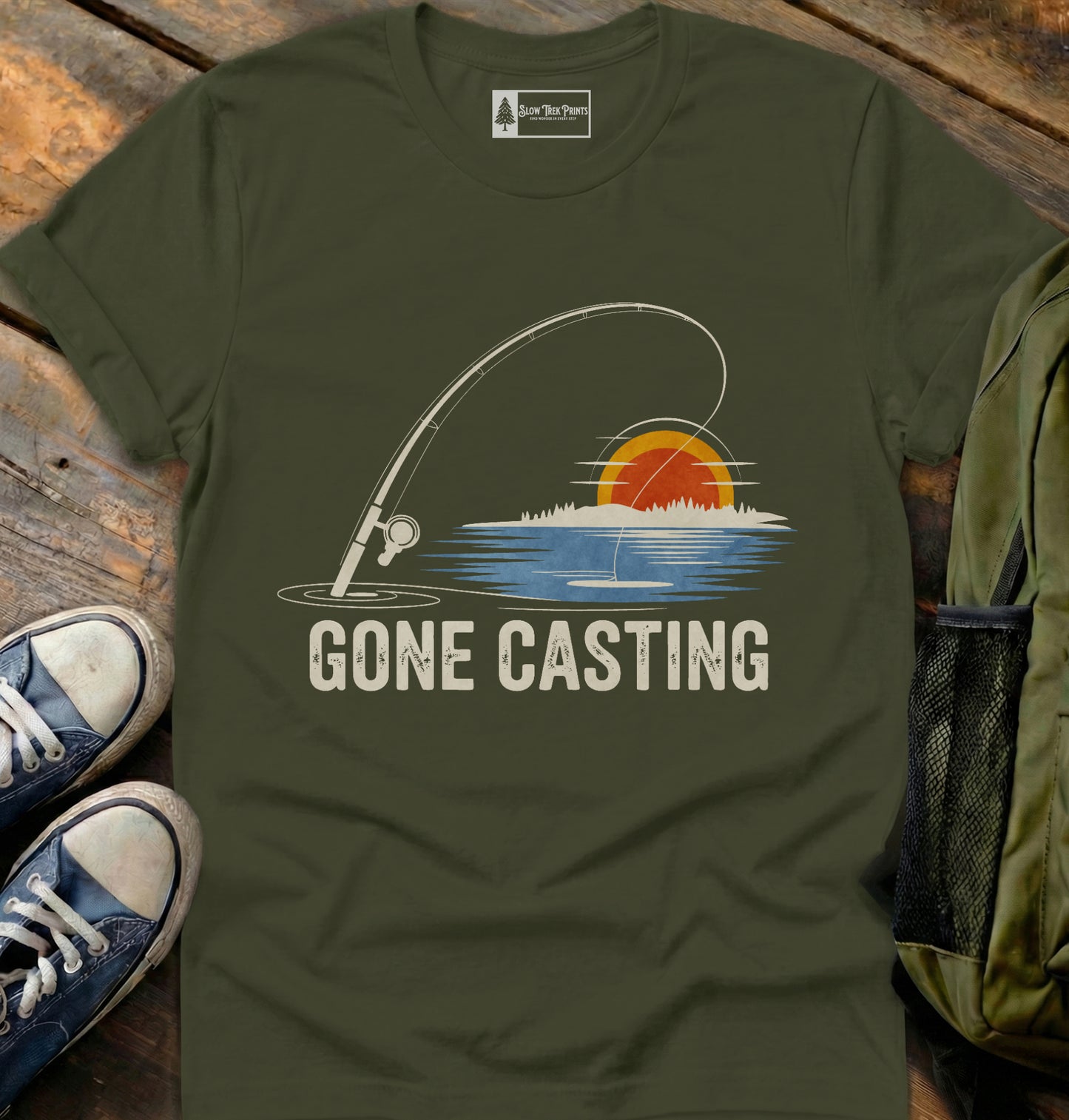 Gone Casting T-Shirt