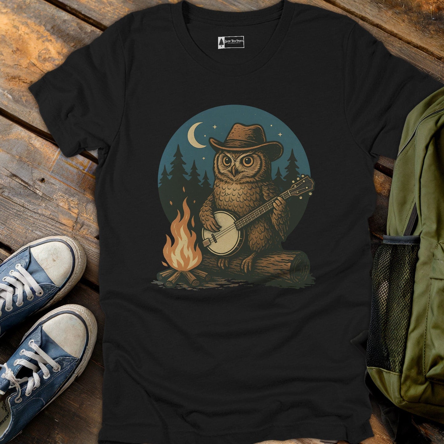 Banjo Owl T-Shirt