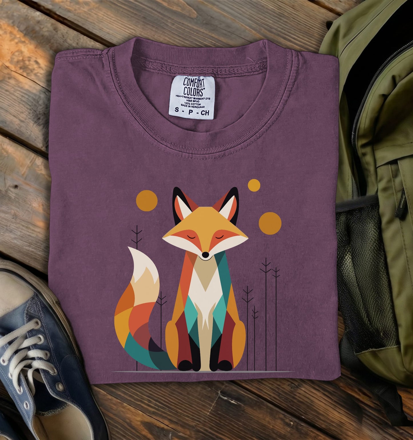 Sunset Fox Comfort Colors T-Shirt