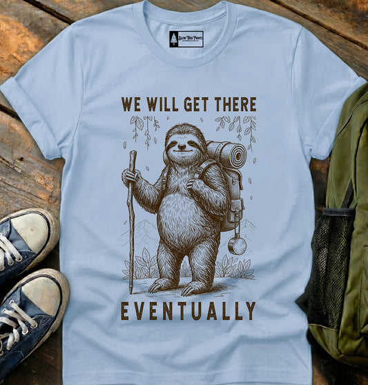 Hiking Sloth T Shirt T-Shirt